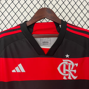 Camisa flamengo Titular 24/25 - Versão Torcedor Manga Comprida