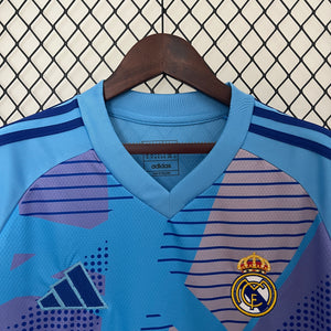 Camisa Real Madrid Goleiro azul 24/25 - Versão Torcedor