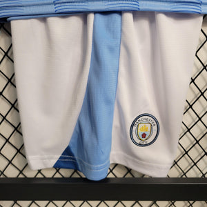 Kit Infantil Manchester City Titular 23/24 - Boutique do Boleiro