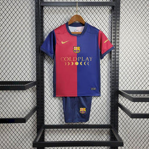 Kit infantil Barcelona Edição Especial Coldplay 24/25