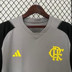 Camisa de treino flamengo cinza 24/25 - Versão Torcedor