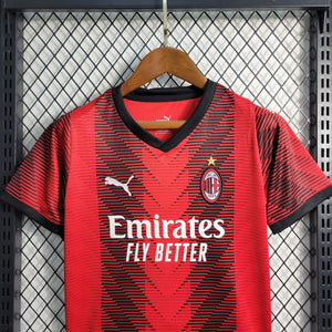 Kit Infantil Milan Titular 23/24 - Boutique do Boleiro