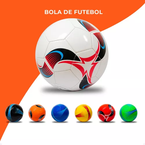 Bola de Futebol Campo Oficial Costurada - Cor Sortida