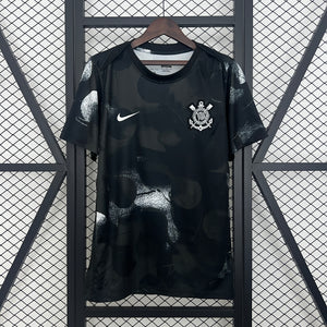 Camisa Corinthians Treino 25/26 - Versão Torcedor
