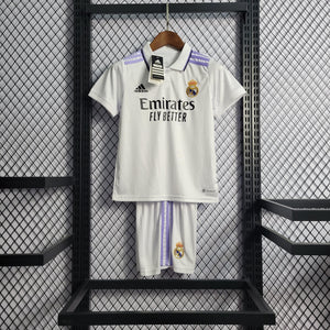 Kit Infantil Real Madrid Titular 22/23 - Boutique do Boleiro