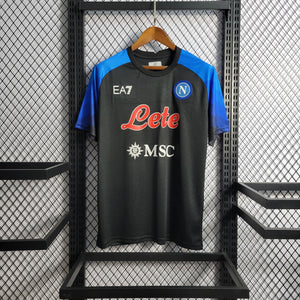Camisa Napoli Treino Preta 22/23 - Versão Torcedor - Boutique do Boleiro