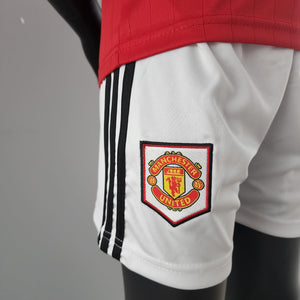 Kit Infantil Manchester United Titular 22/23 - Boutique do Boleiro