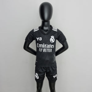 Kit Infantil Real Madrid Edição Especial Y3 Preta 22/23 - Boutique do Boleiro