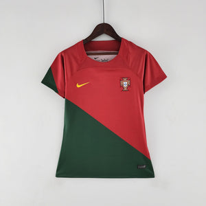 Camisa Portugal Titular 22/23 - Versão Feminina - Boutique do Boleiro