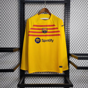 Camisa Barcelona 4 Manga comprida 23/24 - Versão Torcedor - Boutique do Boleiro