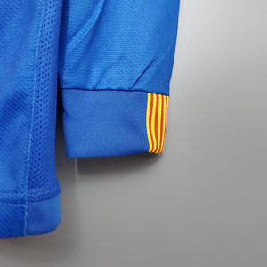 Camisa Barcelona Titular 06/07 - Versão Retro Manga Comprida - Boutique do Boleiro