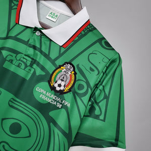 Camisa México Titular 1998 - Versão Retro - Boutique do Boleiro