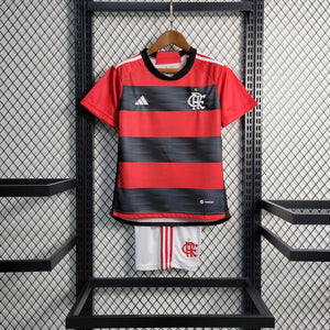Kit Infantil Flamengo Titular 23/24 - Boutique do Boleiro