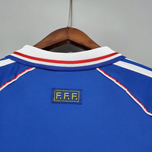 Camisa França Titular 1998 - Versão Retro - Boutique do Boleiro