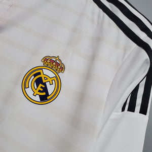 Camisa Real Madrid Titular 14/15 - Versão Retro Manga Comprida - Boutique do Boleiro