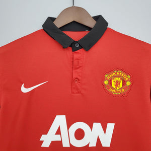 Camisa Manchester United Titular 13/14 - Versão Retro - Boutique do Boleiro