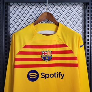 Camisa Barcelona 4 Manga comprida 23/24 - Versão Torcedor - Boutique do Boleiro