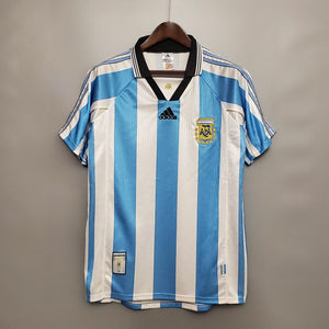 Camisa Argentina Titular 1998 - Versão Retro - Boutique do Boleiro