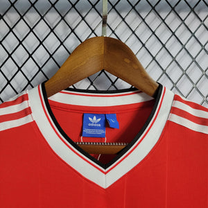 Camisa Manchester United Titular 1984 - Versão Retro - Boutique do Boleiro