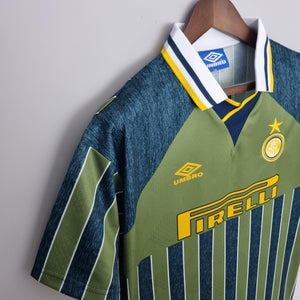 Camisa Inter de Milão Reserva 95/96 - Versão Retro - Boutique do Boleiro