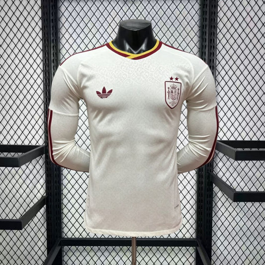 NOVA Camisa Espanha Reserva Jogador Manga Longa 27/27 - Copa Do Mundo