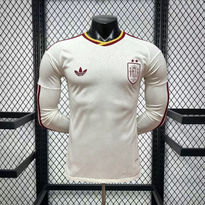 NOVA Camisa Espanha Reserva Jogador Manga Longa 27/27 - Copa Do Mundo