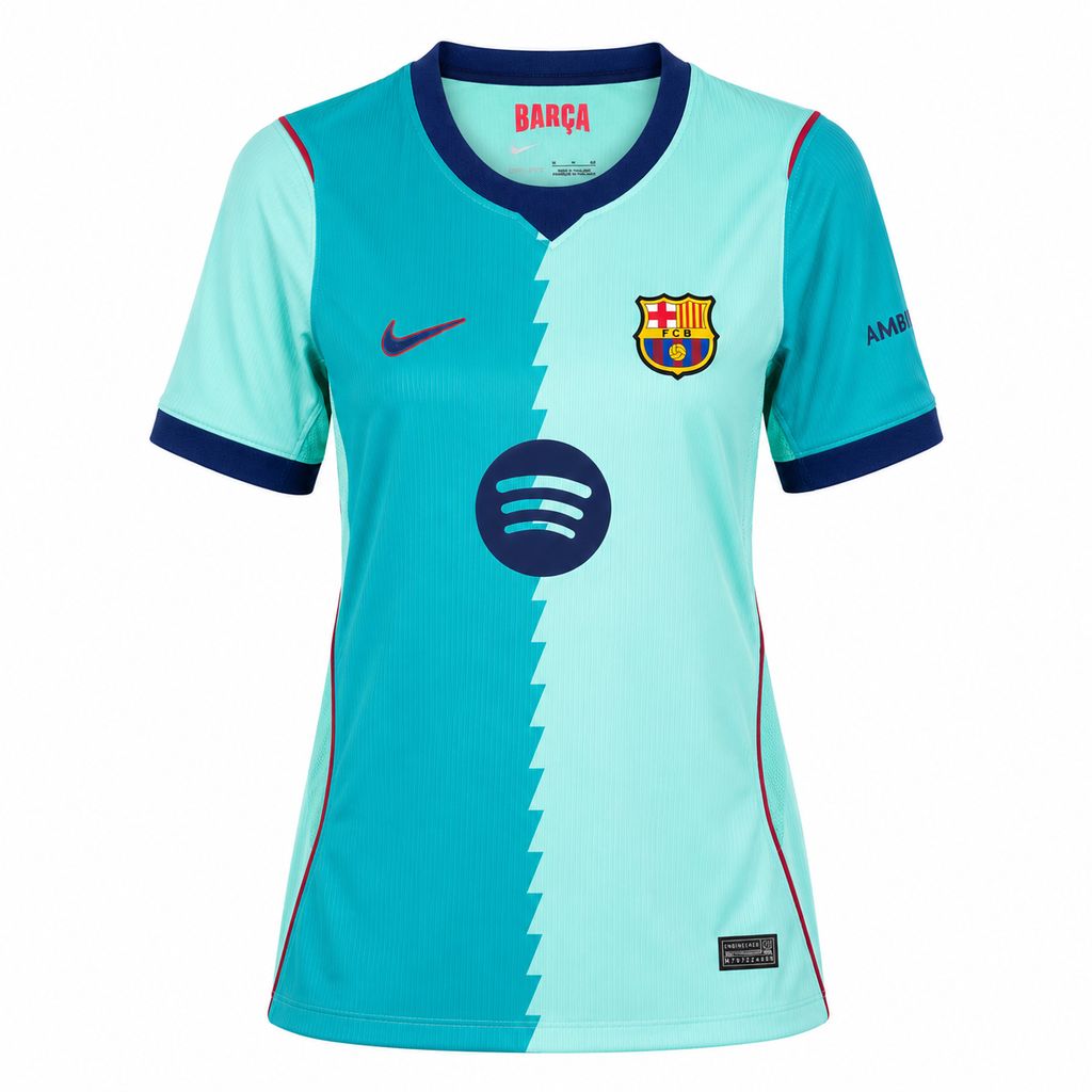 Camisa Barcelona Reserva 3 26/27 - Versão Feminina