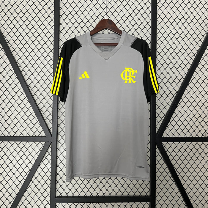 Camisa de treino flamengo cinza 24/25 - Versão Torcedor