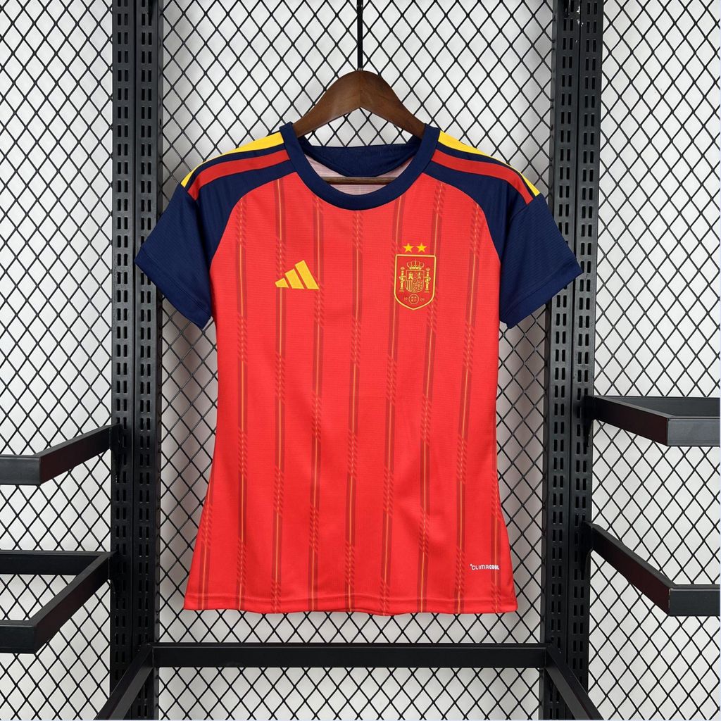 NOVA Camisa Espanha Titular 27/27 - Versão Feminina