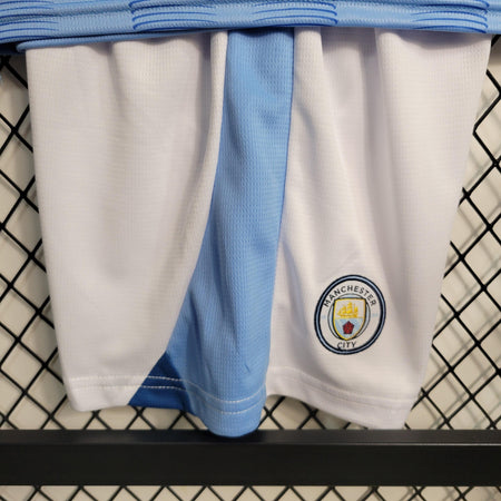 Kit Infantil Manchester City Titular 23/24 - Boutique do Boleiro