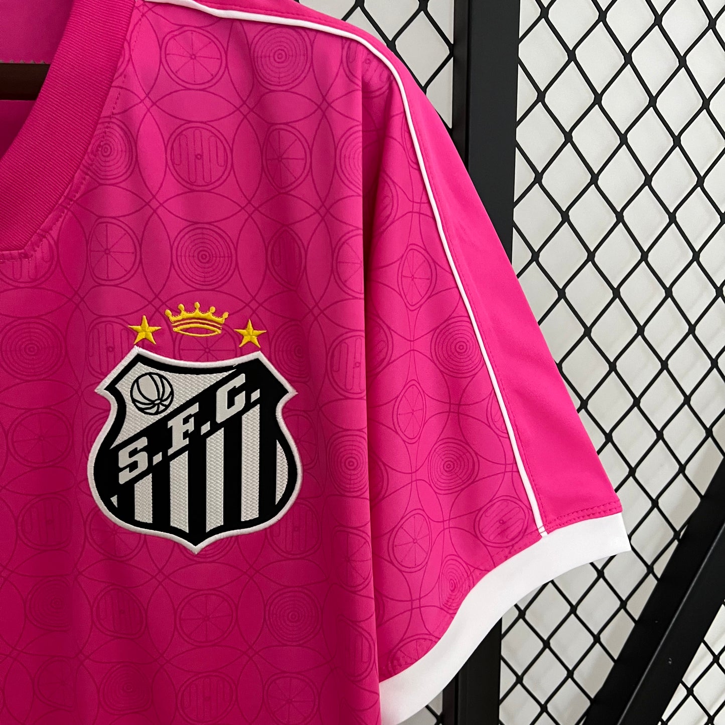 Camisa Santos Rosa 23/24 - Versão Torcedor