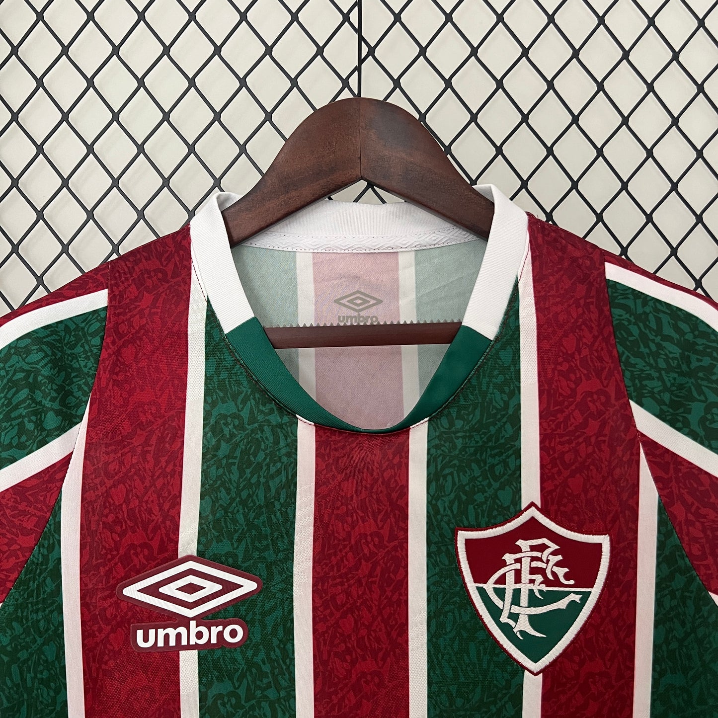 Camisa Fluminense Titular + Patrocínios 24/25 - Versão Torcedor