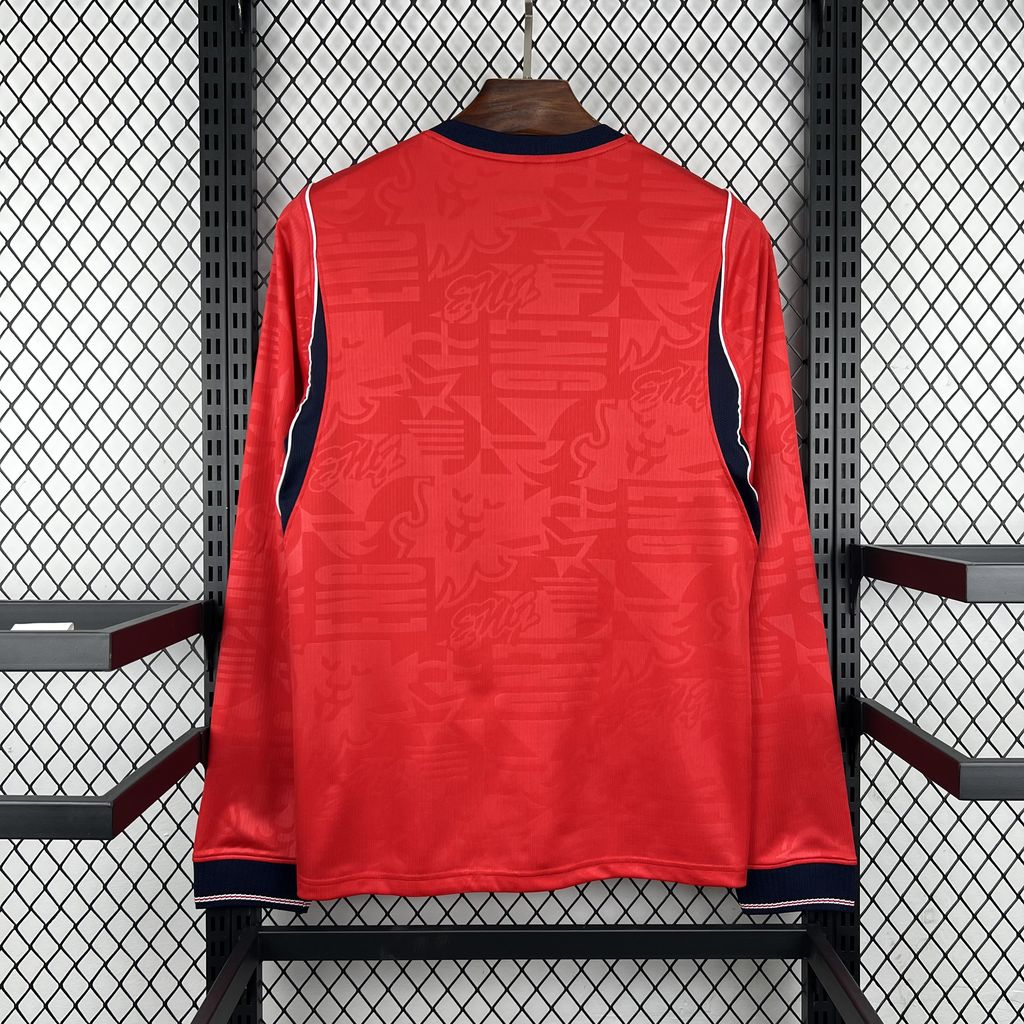 Camisa Inglaterra Reserva Manga Longa 26/27 - Copa Do Mundo