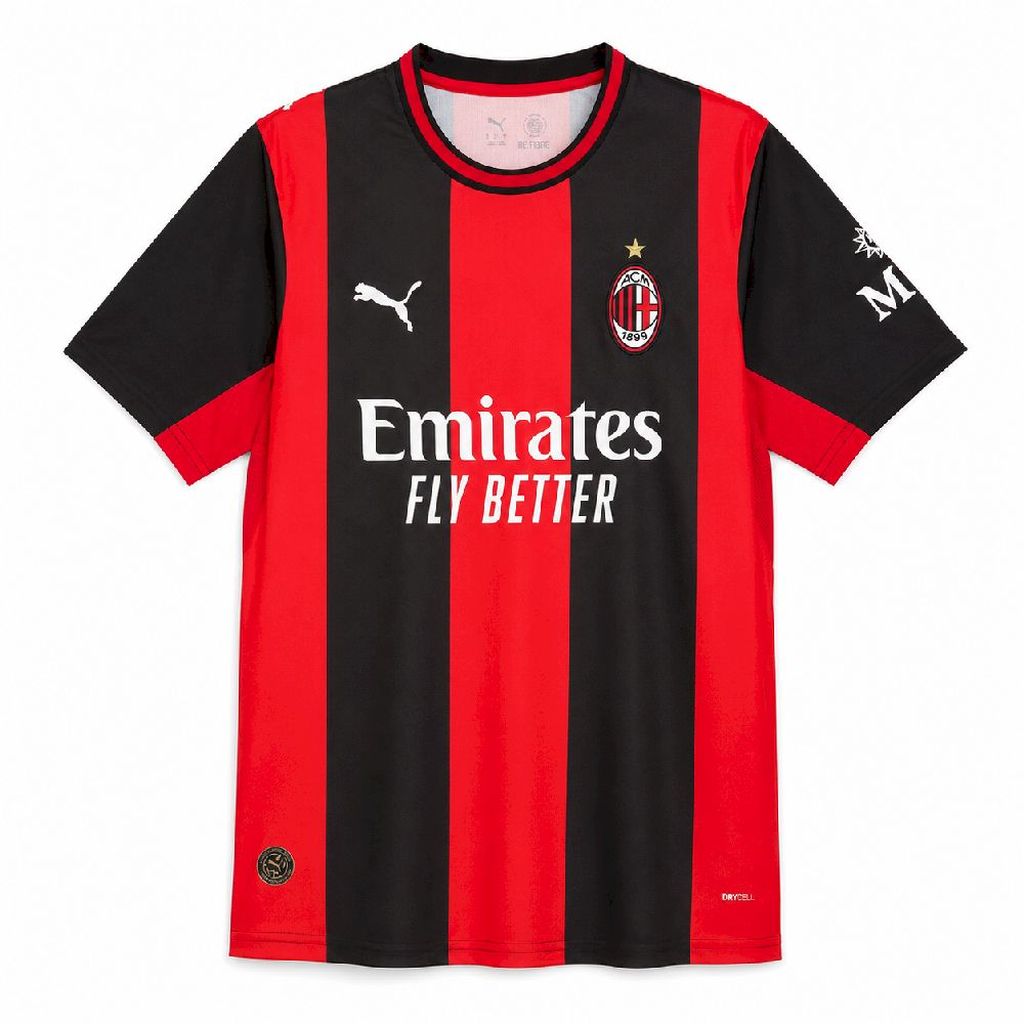 Camisa AC Milan Titular 26/27 - Versão Torcedor