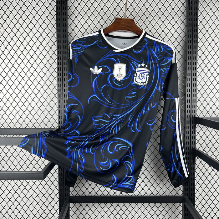 Camisa Argentina Reserva Manga Longa 26/27 Copa do Mundo - Versão Torcedor