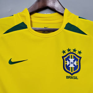 Camisa Brasil Titular 2002- Versão Retro