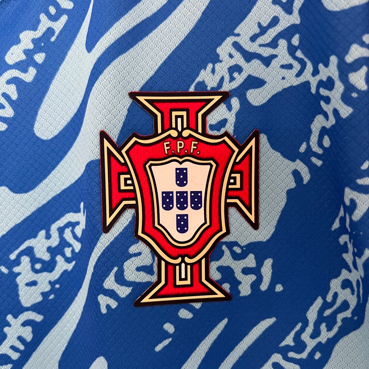Camisa Portugal Goleiro azul 24/25 - Versão Torcedor