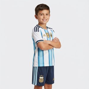 Kit Infantil Argentina Titular  25/26 - Copa do Mundo
