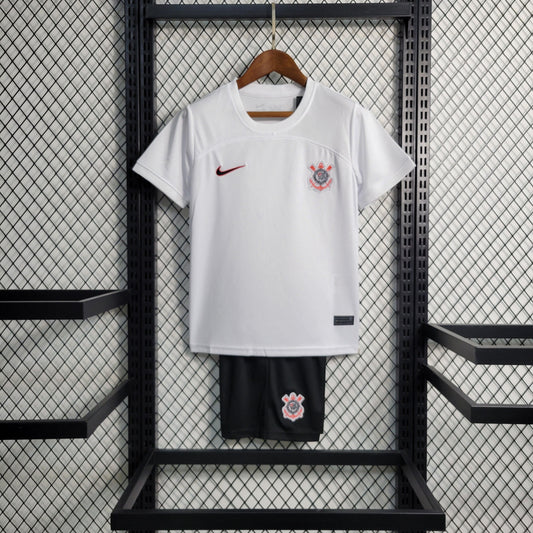 Kit Infantil Corinthians Titular 23/24 - Boutique do Boleiro