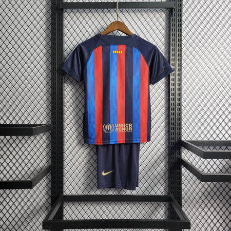 Kit Infantil Barcelona Titular 22/23 - Boutique do Boleiro