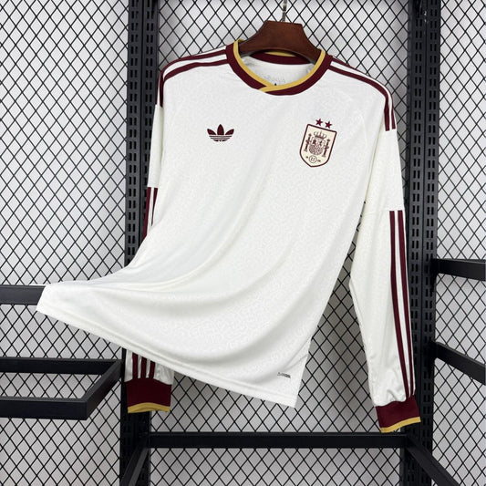 NOVA Camisa Espanha Torcedor Manga Longa 27/27 - Copa Do Mundo