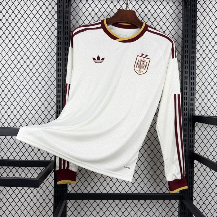NOVA Camisa Espanha Torcedor Manga Longa 27/27 - Copa Do Mundo
