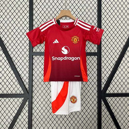 Kit Infantil Manchester United Titular 24/25