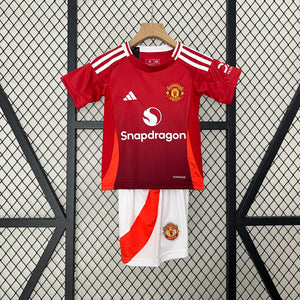 Kit Infantil Manchester United Titular 24/25