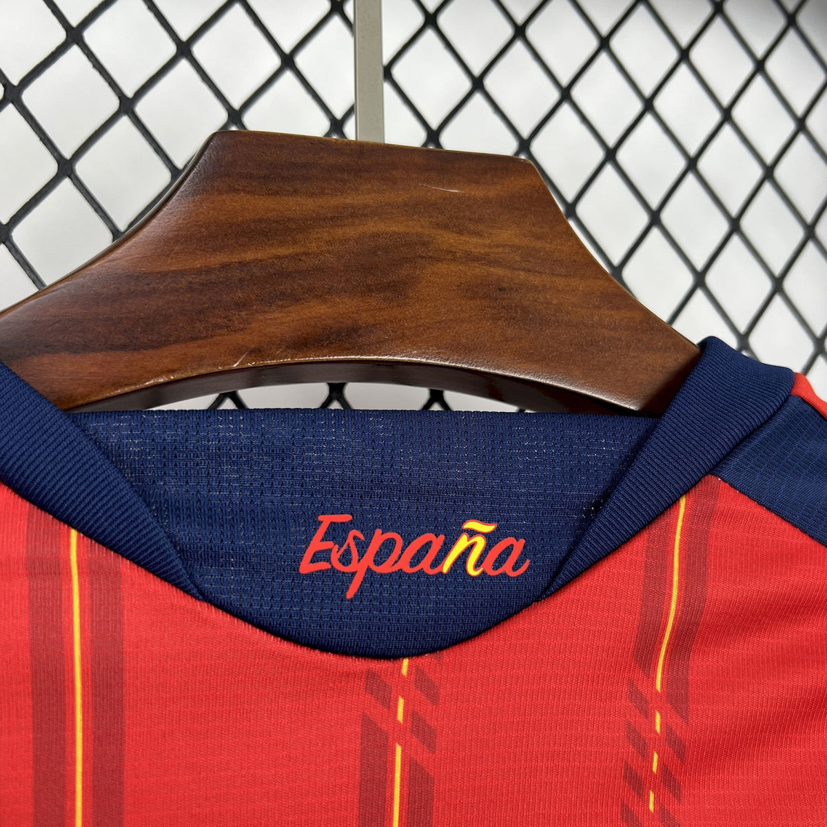 NOVA Camisa Espanha Titular Jogador Manga Longa 27/27 - Copa Do Mundo