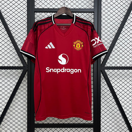 Camisa Manchester United Titular 25/26 - Versão Torcedor