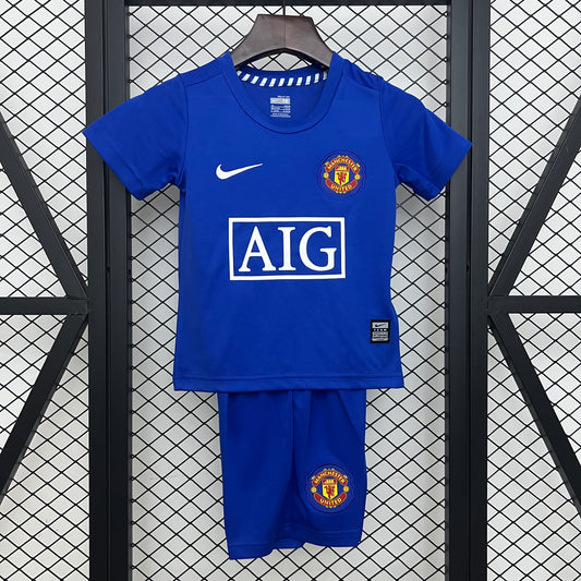 Kit Infantil Manchester United Reserva 08/09 Retro