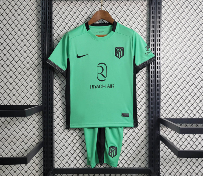 Kit Infantil Atletico de Madrid Goleiro 23/24