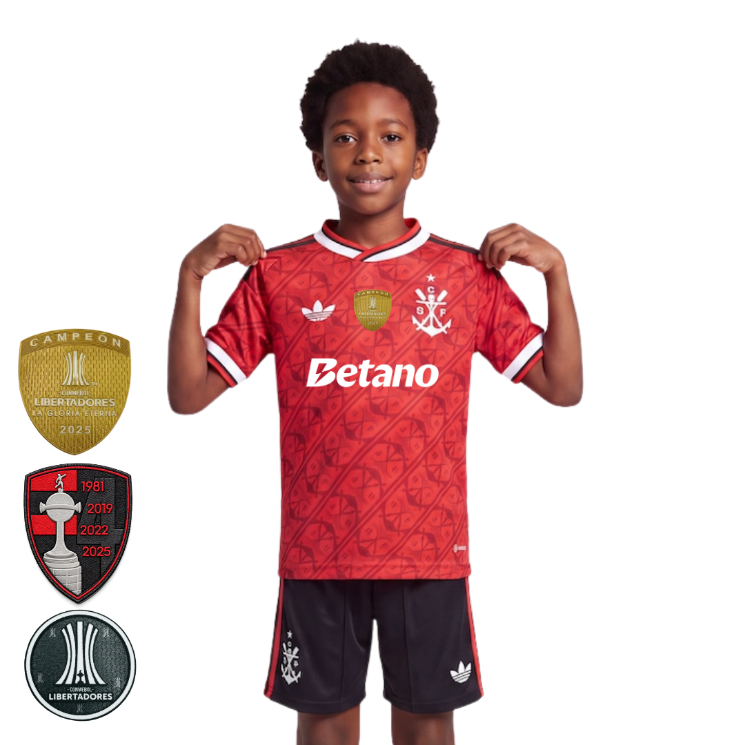 Kit Infantil Flamengo 3 26/27