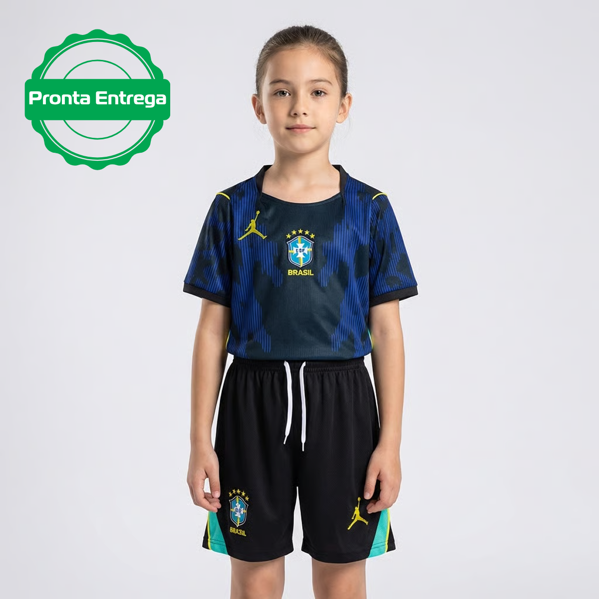 Kit Infantil Feminino Brasil Reserva 26/27 - PRONTA ENTREGA